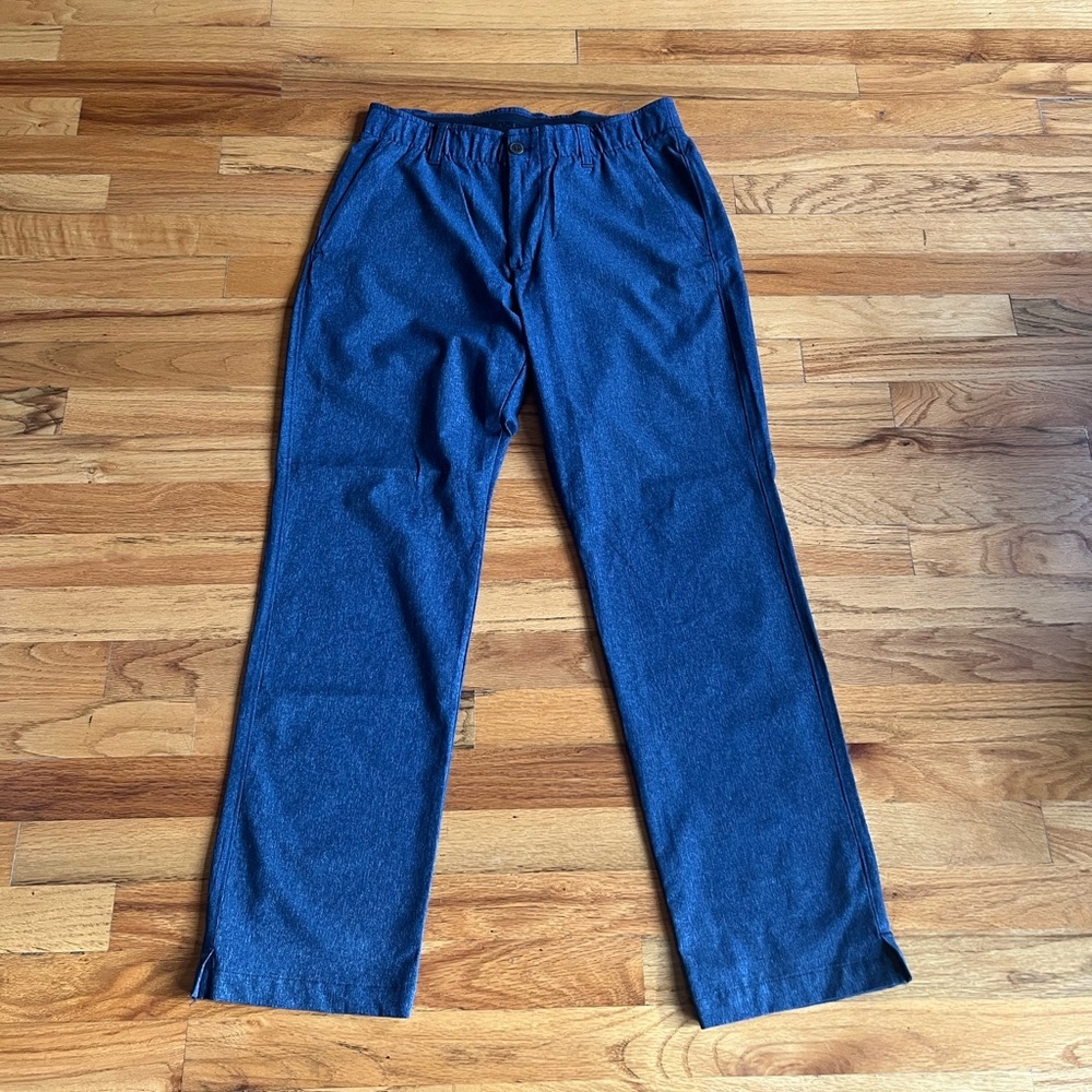 UNDER ARMOUR Blue Golf Pants 32x30